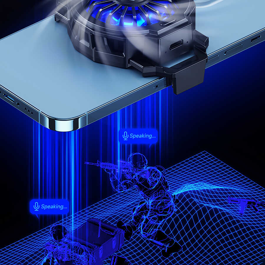 Benks SR07 Fırtına Gamer Telefon Soğutucu Fan - 2 Benks SR07 Fırtına Gamer Telefon Soğutucu Fan - 2